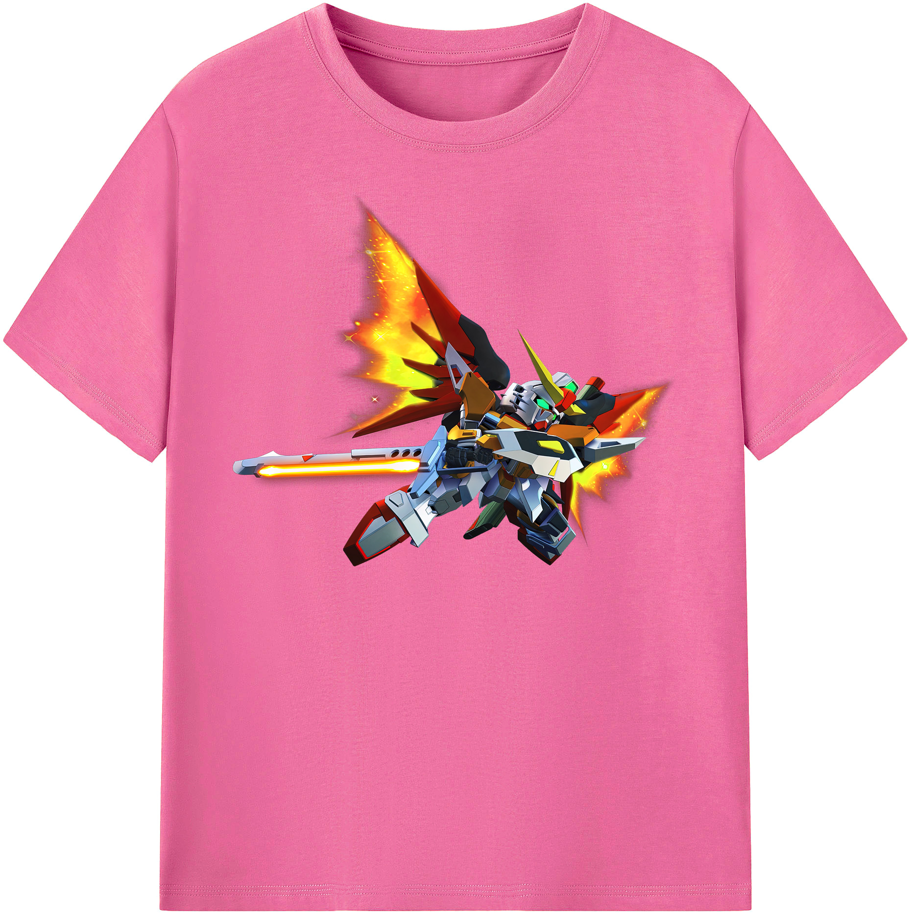 （画像用） 機動戦士ガンダム Mobile Suit Gundam レディースカジュアルプリントTシャツ（綿100％）